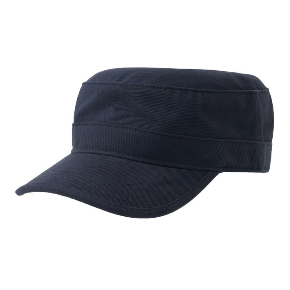 Atlantis Unisex Adult Tank S Curved Natural Unstructured Cap / Navy